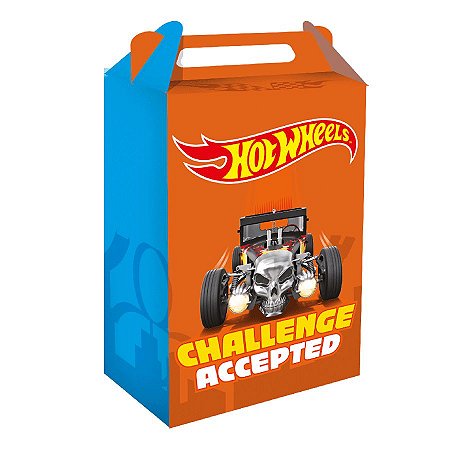 Caixa Surpresa Festa Hot Wheels - 8 Unidades - Festcolor
