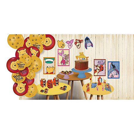Kit Festa Pooh e Sua Turma - Festcolor - Rizzo Festas