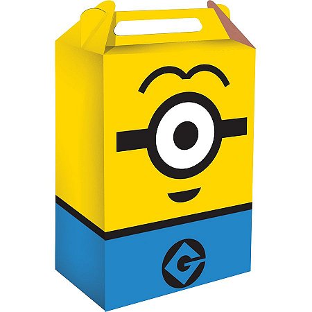 Caixa Surpresa Festa Minions  - 8 unidades - Festcolor - Rizzo Embalagens