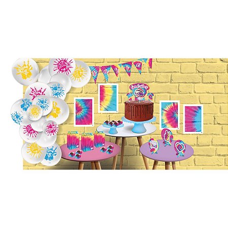 Kit Festa Tie Dye - Festcolor -  Festas