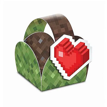 Porta Forminhas Scrap - Mini Pixels   - 10 unidades - Junco - Rizzo