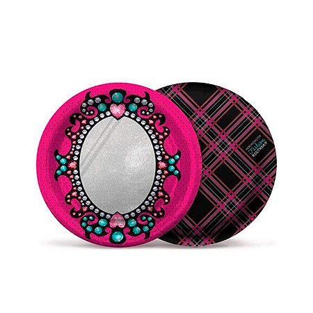 Prato Descartável - Fashion Show - 8 unidades - Cromus - Rizzo