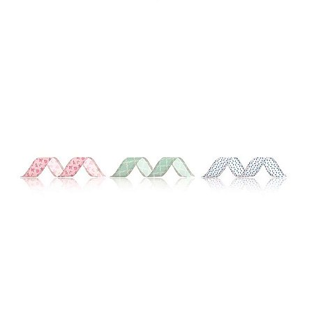 Fita de Cetim Compose Isabelli - 3 unidades - Cromus - Rizzo
