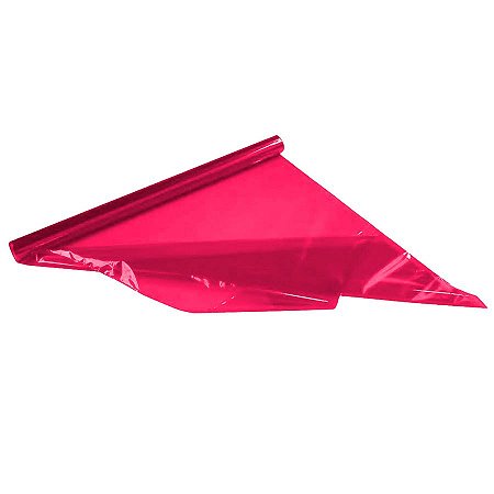 Papel Celofane Rosa 1m x 85cm - 5 unidades - Cromus - Rizzo