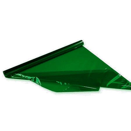 Papel Celofane Verde Escuro 1m x 85cm - 5 unidades - Cromus - Rizzo