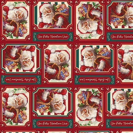 Saco para Presente - Noel Carmin - Cromus Natal - 50 unidades - Rizzo