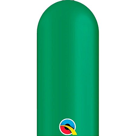 Balão de Festa Canudo - Green (Verde) - 350" - Qualatex - Rizzo