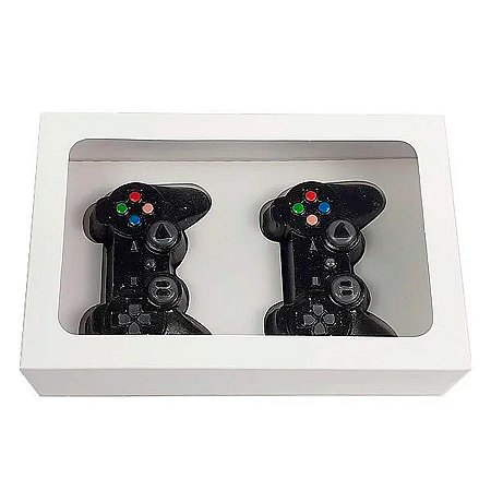 Caixa Controle Videogame 2 Cavidade Branco - 5 unidades - Assk - Rizzo