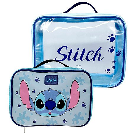 Necessaire Stitch - 2 unidades - Disney Original - Rizzo