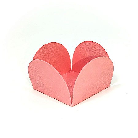 Forminhas para Doces 4 Pétalas Rose - 50 unidades - FunFestas - Rizzo