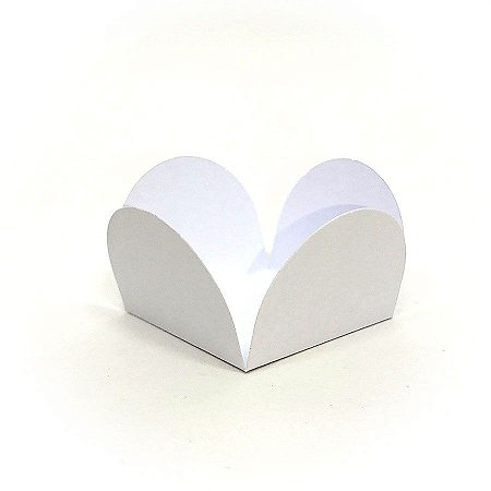 Forminhas para Doces 4 Pétalas Branco  - 50 unidades - FunFestas - Rizzo