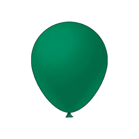 Balão de Festa Látex Liso - Verde Escuro - Festball - Rizzo
