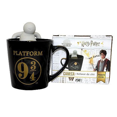 Caneca Infusor de Chá Harry Potter - 350ml - Zona Criativa - 01 Un - Rizzo
