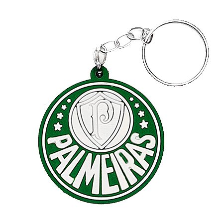 Chaveiro Palmeiras Temático Emborrachado - 01 unidade - Rizzo