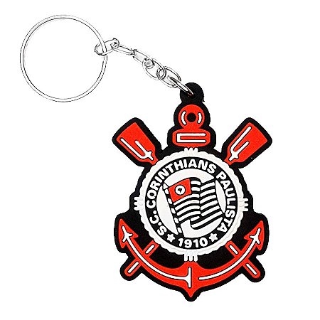 Chaveiro Corinthians Temático Emborrachado - 01 unidade - Rizzo