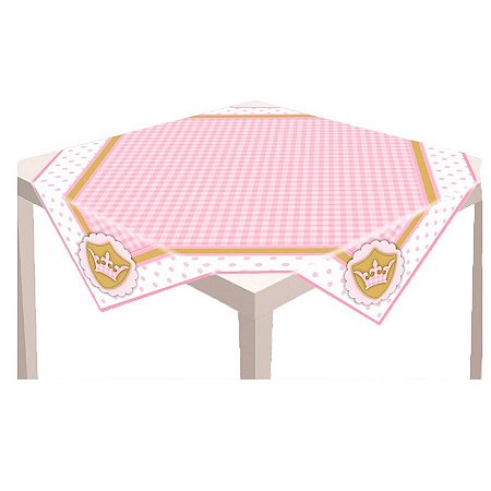 Toalha de Mesa para Convidados - Reino Menina - Cromus Festa - 5 unidades - Rizzo