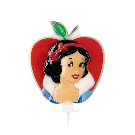 Vela Princesa - Branca De neve - 1 unidade - Rizzo