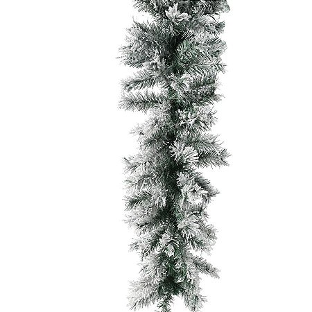 Festão - 220H - Nevado - Verde / Branco - 25 x 270cm - 1 unidade - Cromus - Rizzo