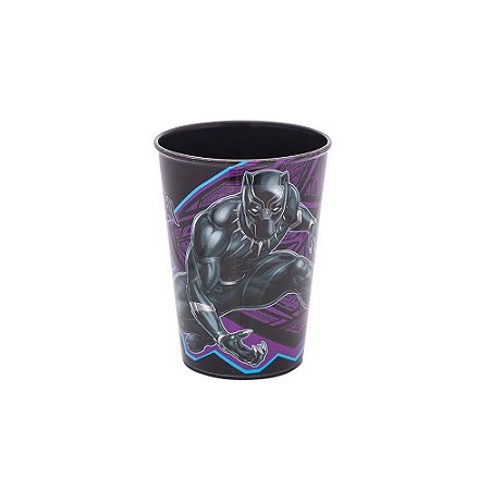 Copo de Plástico Festa Marvel Pantera Negra 320Ml - Plasútil - Rizzo Festas