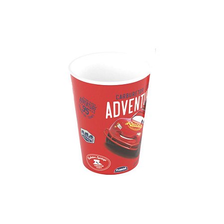 Copo de Plástico Festa Carros 320Ml - Plasútil