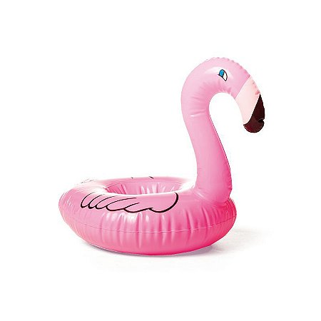 Mini Bóia para Copo - Flamingo - 01 unidade - Cromus - Rizzo Festas