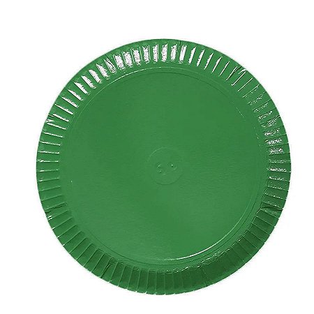 Prato para Doces de Papelão Laminado Verde P5 - 1 Unidade - Rizzo