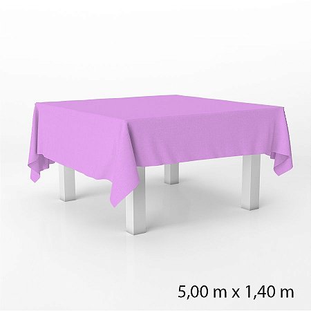 Toalha de Mesa Retangular em TNT - 140 x 500 cm - Lílas  - 1 unidade - Best Fest - Rizzo