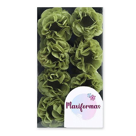 Forminha para Doces Finos - Eva - Seda Verde Pistache - 40 unidades - Maxiformas - Rizzo