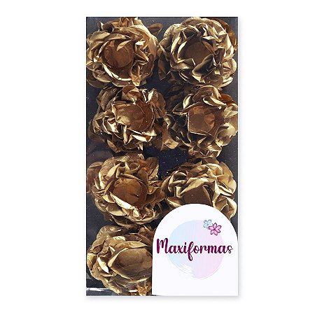 Forminha para Doces Finos - Eva - Seda Bronze - 40 unidades - Maxiformas - Rizzo