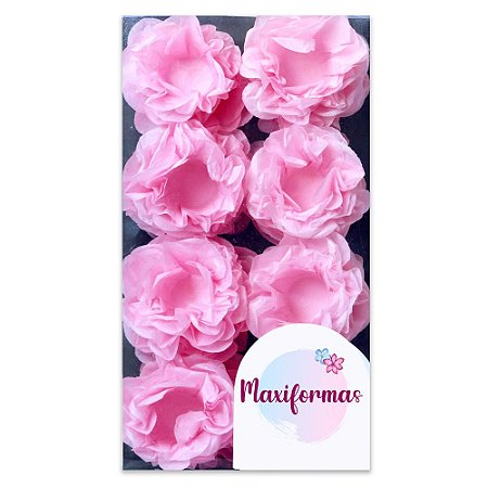 Forminha para Doces Finos - R-82 -  Seda Rosa Claro (C162) - 40 unidades - Maxiformas - Rizzo