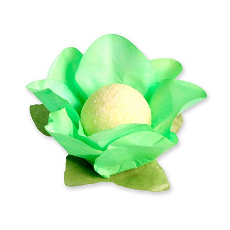 Forminha para Doces Finos - Mini Lírio - Pint Art - Verde Limão - 25 unidades - Maxiformas - Rizzo