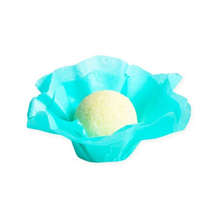 Forminha para Doces Finos - Happy - Monolucido Verde Tiffany - 50 unidades - Maxiformas - Rizzo