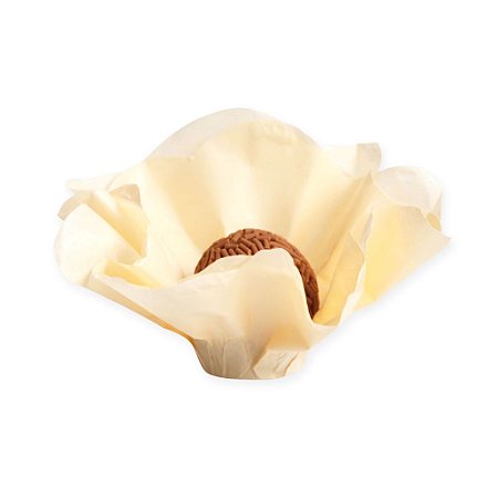 Forminha para Doces Finos - Cheri - Monolucido Bege Escuro - 50 unidades - Maxiformas - Rizzo