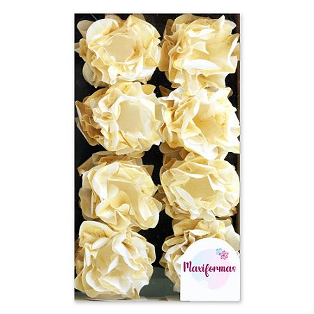 Forminha para Doces Finos - Carol - Borda Ouro Velho - 40 unidades - Maxiformas - Rizzo