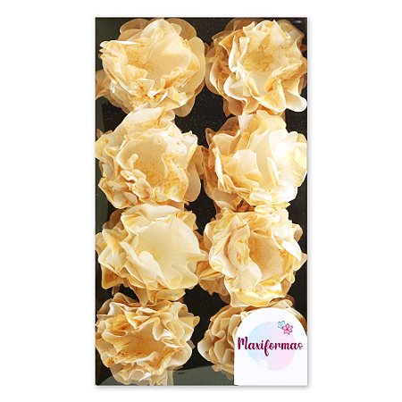 Forminha para Doces Finos - Carol - Borda Ouro Rico - 40 unidades - Maxiformas - Rizzo