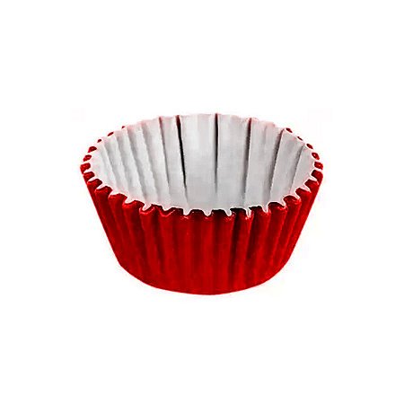 Forminha Para Docinhos de Papel  Vermelho - Tamanhos - 100 Unidades - Plac - Rizzo