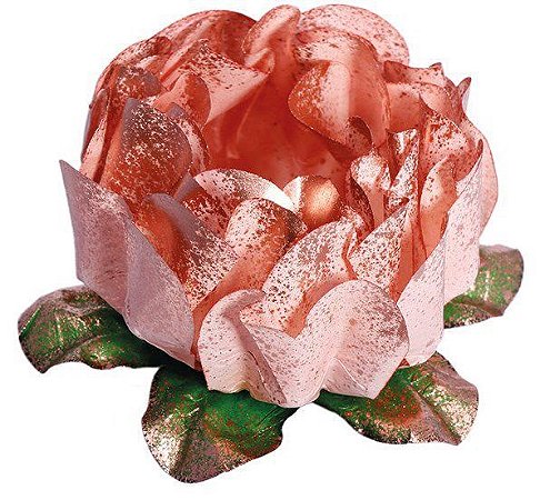 Forminha para Doces Finos - Rosa Maior Rosê Gold - 40 unidades - Decora Doces - Rizzo Festas