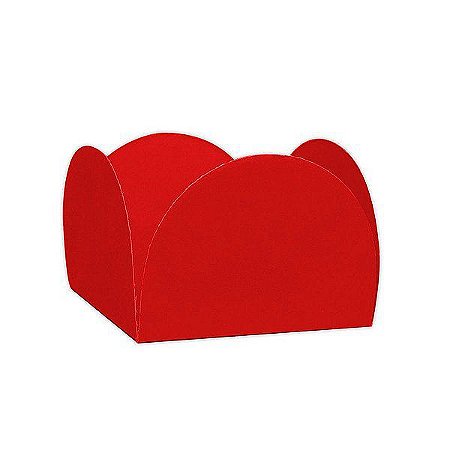 Forminhas para Doces 4 Pétalas Vermelha 50 unidades NC Toys