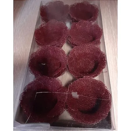 Forminha para Doces Finos - Sweet Marsala Tela S/ Fio - 40 unidades - MaxiFormas