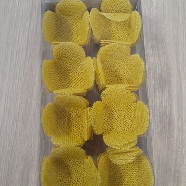 Forminha para Doces Finos - Caixeta Tela Amarela - 50 unidades - MaxiFormas