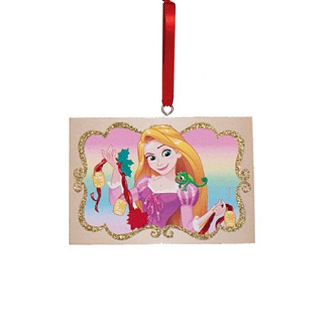Enfeite de Madeira para Pendurar Princesa Rapunzel - 01 Unidade - Cromus - Rizzo