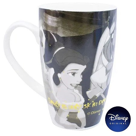 Caneca Bela & A Fera Disney Princesa - 400ml - Disney Original - 01 Un - Rizzo