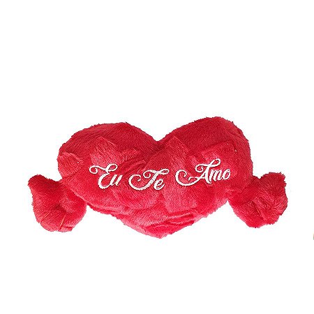 Almofada Coração - Eu te Amo - Modelo 3 - M - 1 unidade - Fizzy - Rizzo