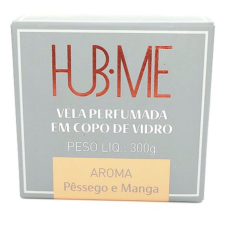 Vela Aromática - Pêssego e Manga - 1 unidade - Cromus - Rizzo