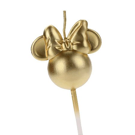 Vela Minne 360 Dourada Disney - 1 unidade - Rizzo