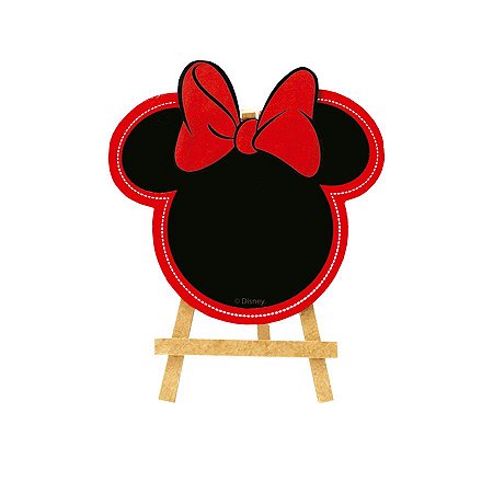 Mini Lousa Silhueta - Minnie Mouse - MDF - 1 unidade - Grintoy - Rizzo
