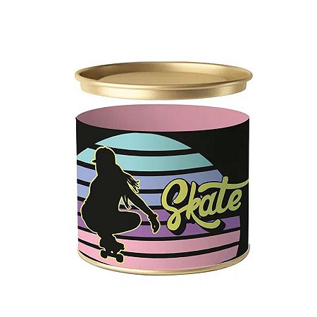 Lata para Lembrancinhas - Skate - 1 unidade - Cromus - Rizzo