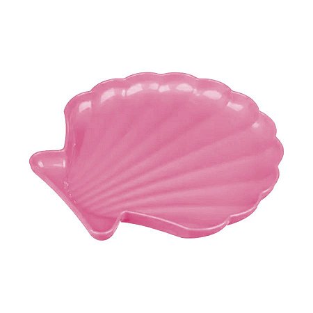 Bandeja Decorativa - Concha Rosa Perola - 1 unidade - Rizzo