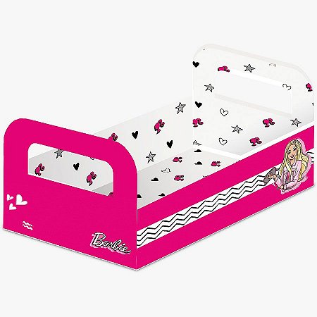 Caixote de Papel Cartão M - Barbie - 3 unidades - Festcolor - Rizzo