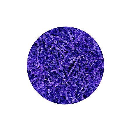 Palha Decorativa de Papel Azul Bic - 100g - 1 unidade - Rizzo